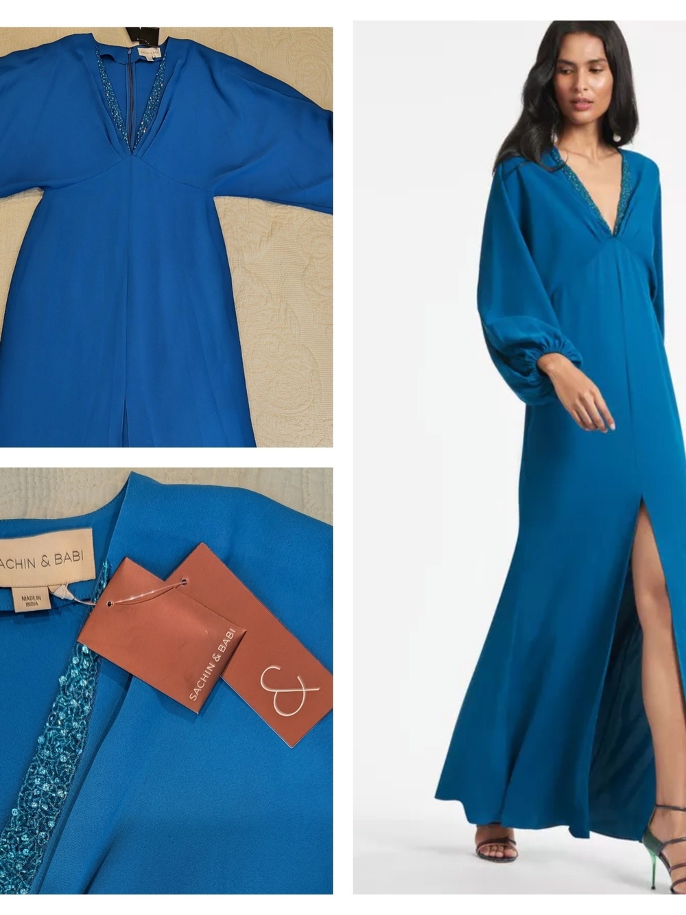 Sachin & Babi Long Sleeve Formal Gown